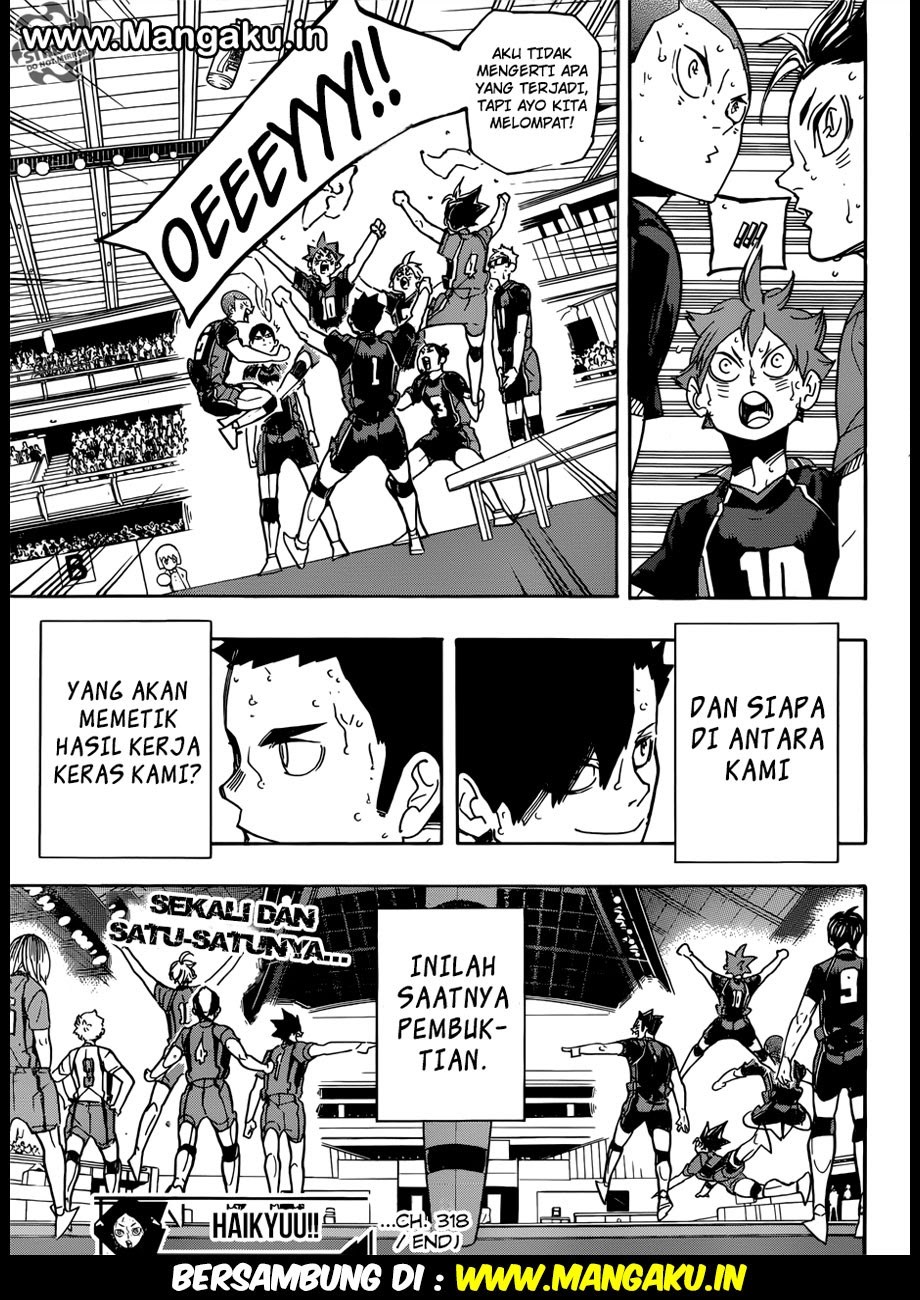 Haikyuu!! Chapter 318 Gambar 20
