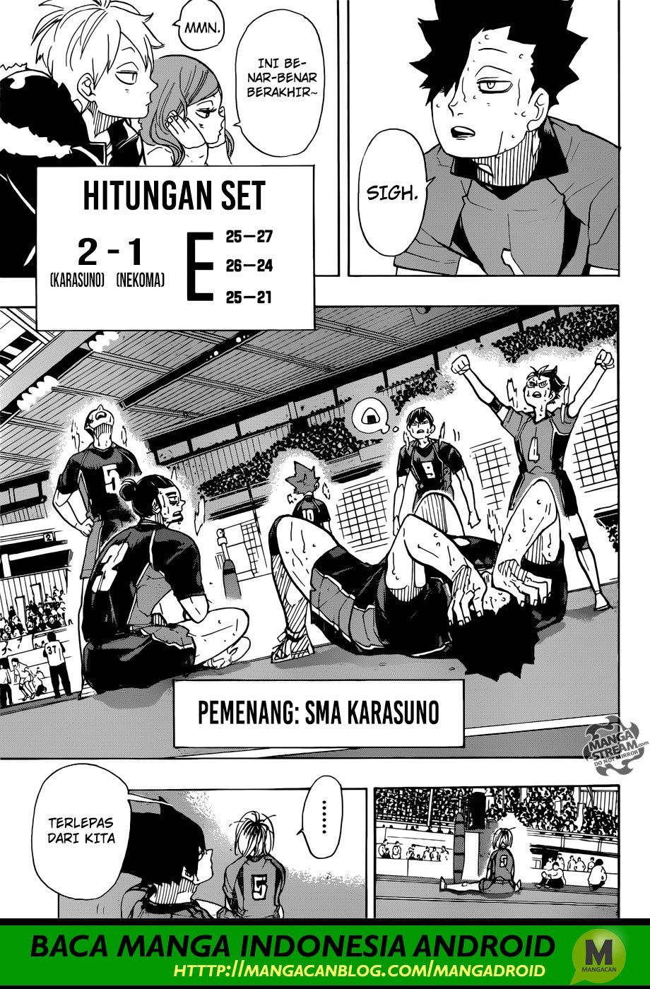 Haikyuu!! Chapter 324 Gambar 15