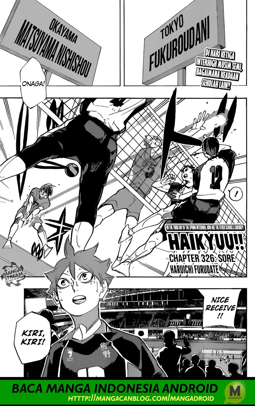 Haikyuu!! Chapter 326 Gambar 1