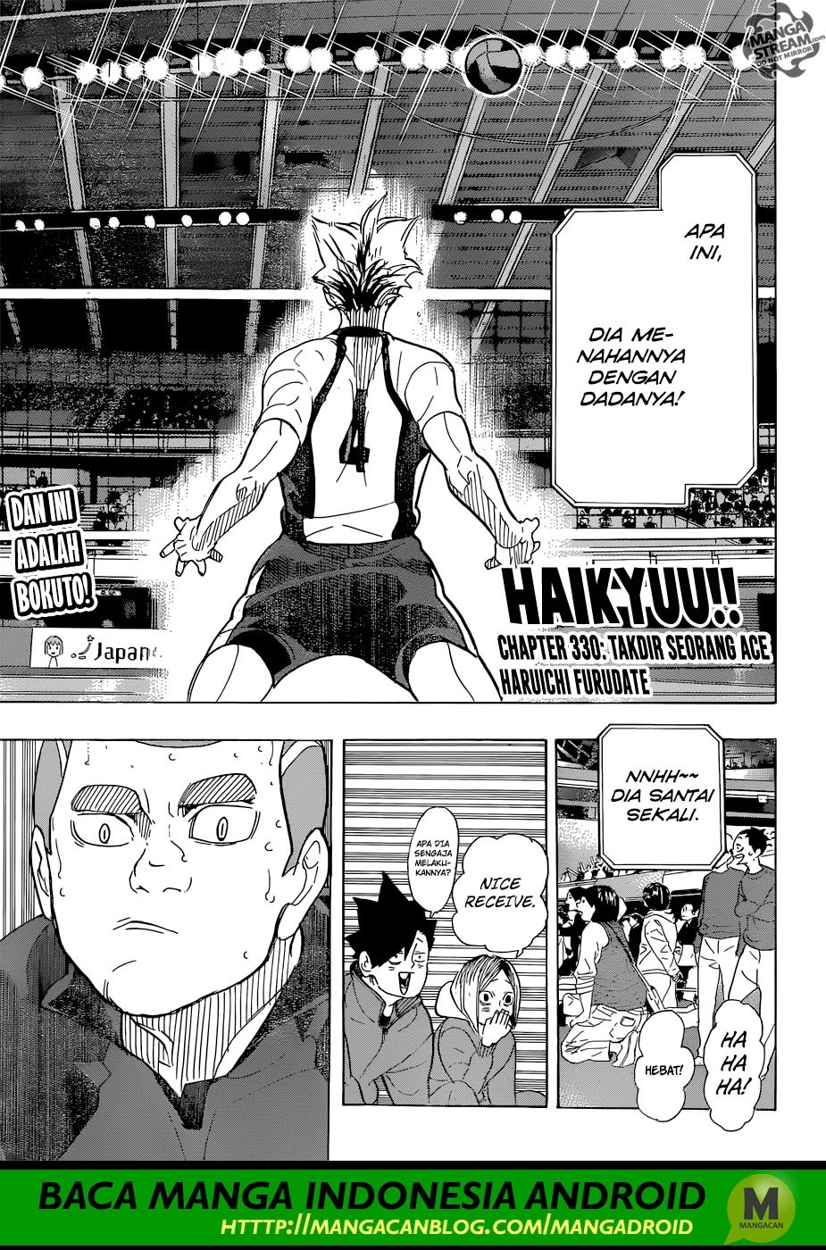 Haikyuu!! Chapter 330 Gambar 1