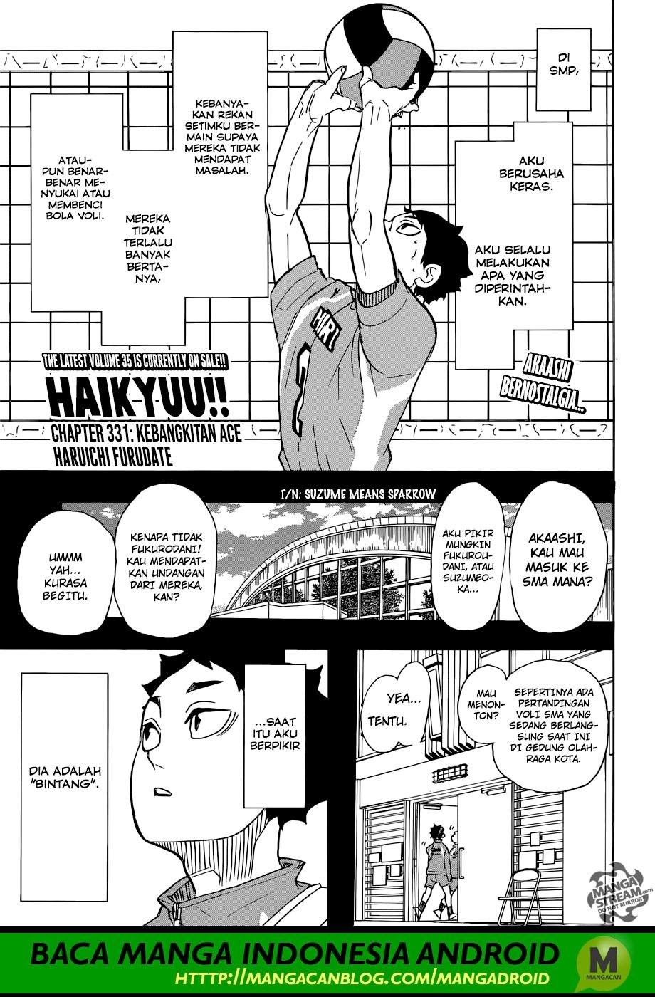 Haikyuu!! Chapter 331 Gambar 1