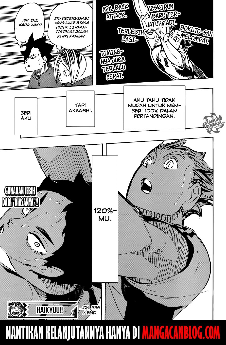 Haikyuu!! Chapter 336 Gambar 17