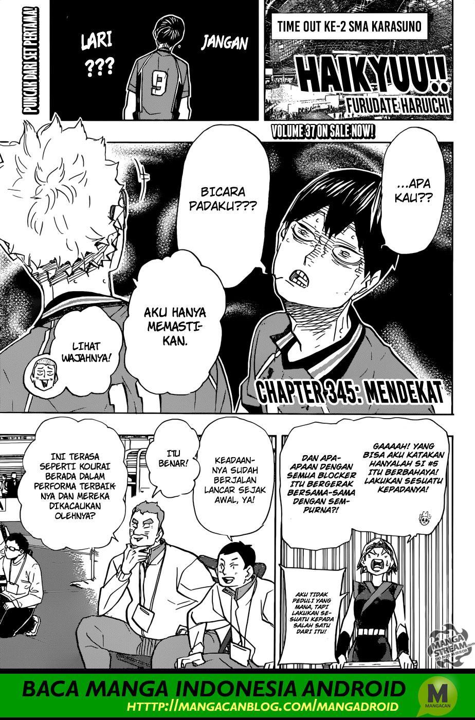 Haikyuu!! Chapter 345 Gambar 1