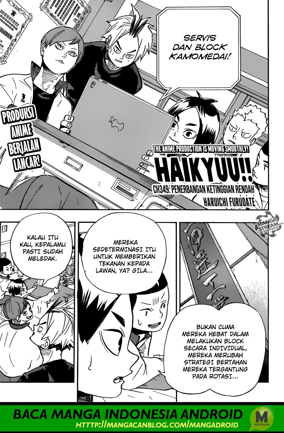 Haikyuu!! Chapter 349 Gambar 1