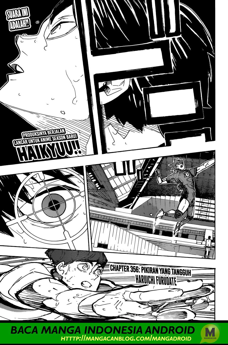 Haikyuu!! Chapter 356 Gambar 1