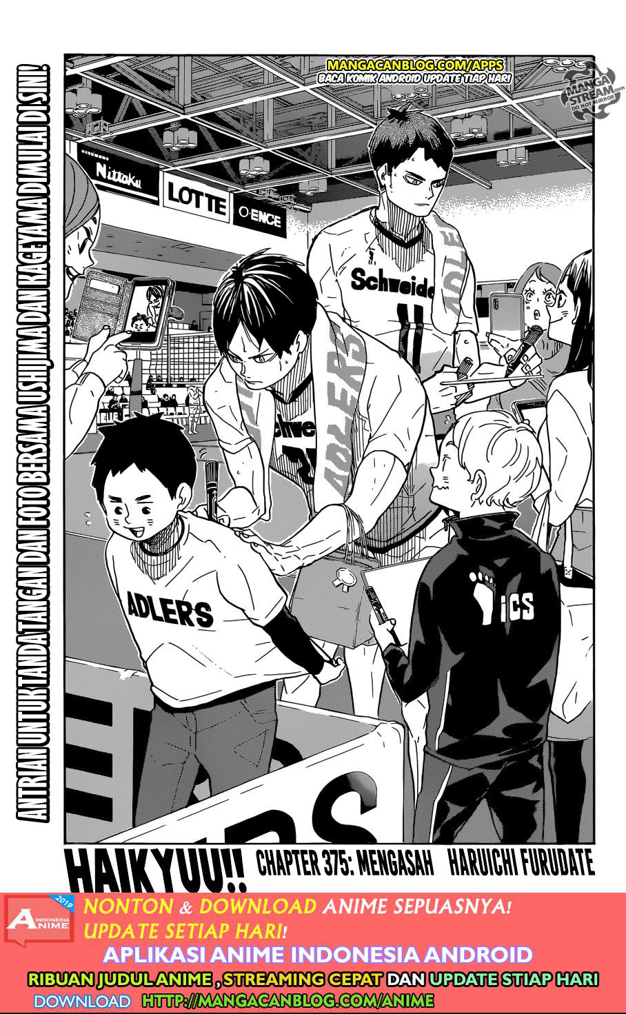 Haikyuu!! Chapter 375 Gambar 1