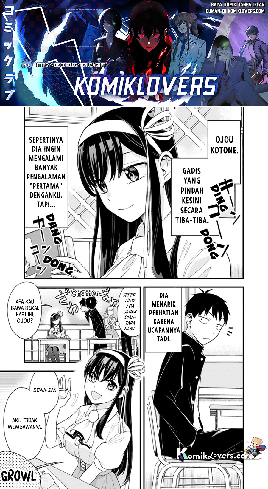 Hajimete no Ojou-sama Chapter 02 Gambar 2