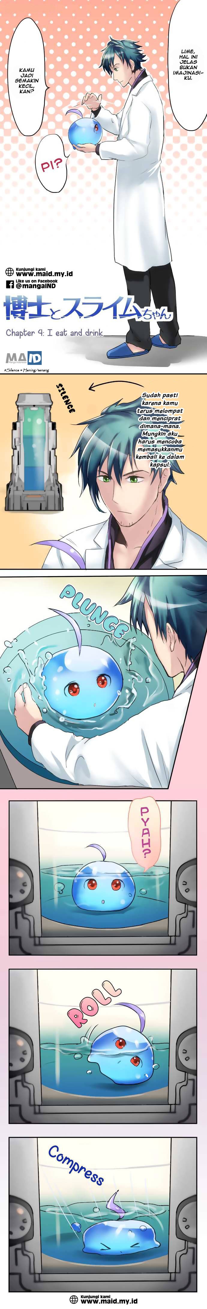 Hakase to Suraimu-chan Chapter 04 Gambar 3
