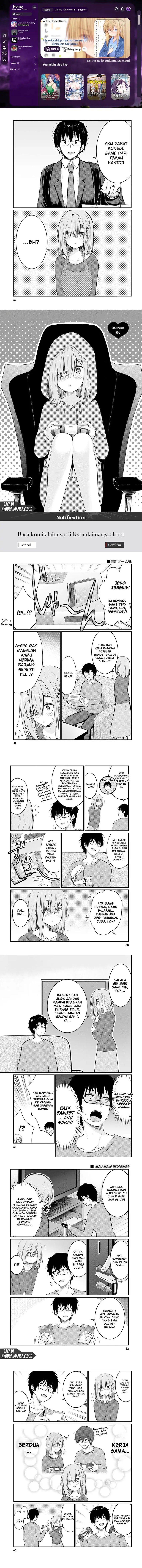 Hazukashigariya no Tsuma to Shinkon Seikatsu Hajimemashita Chapter 09 Gambar 1