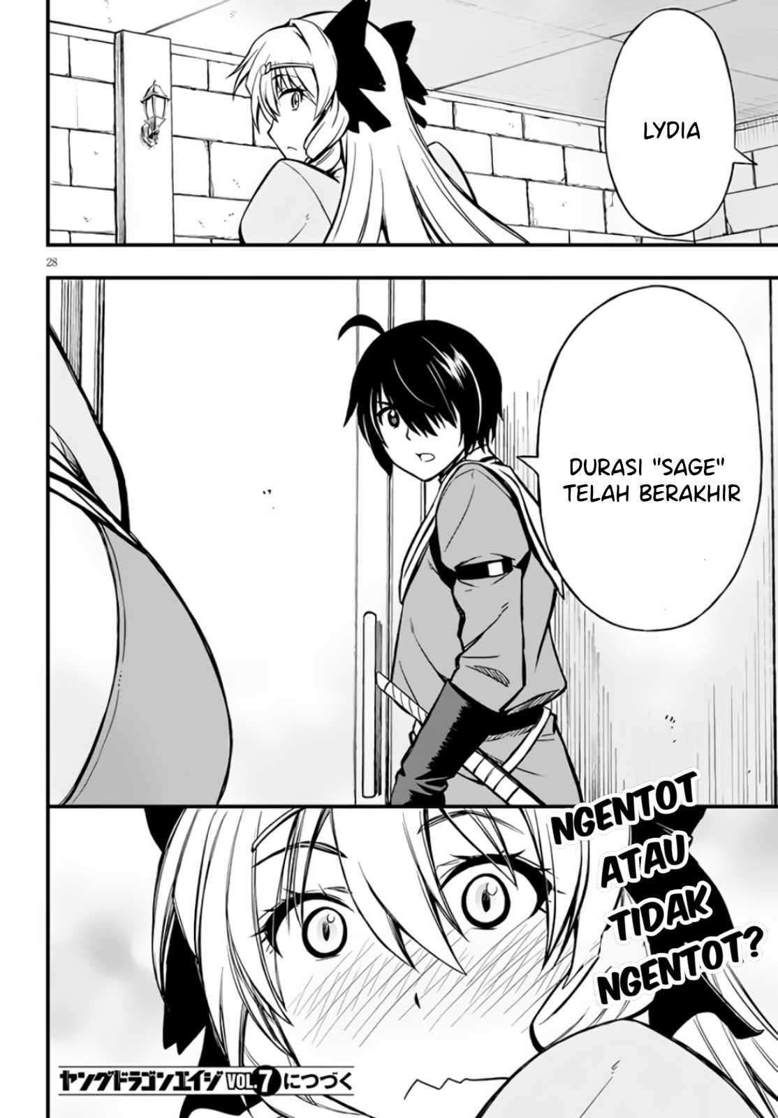 Hazure Akamadoushi ha Kenjyatime ni Musou suru (The Loser Red Mage is Unmatched in Sage Time) Chapter 08 Gambar 29