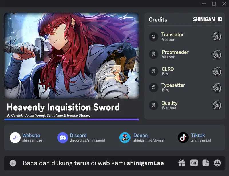 Heavenly Inquisition Sword Chapter 74 S1 END Gambar 1