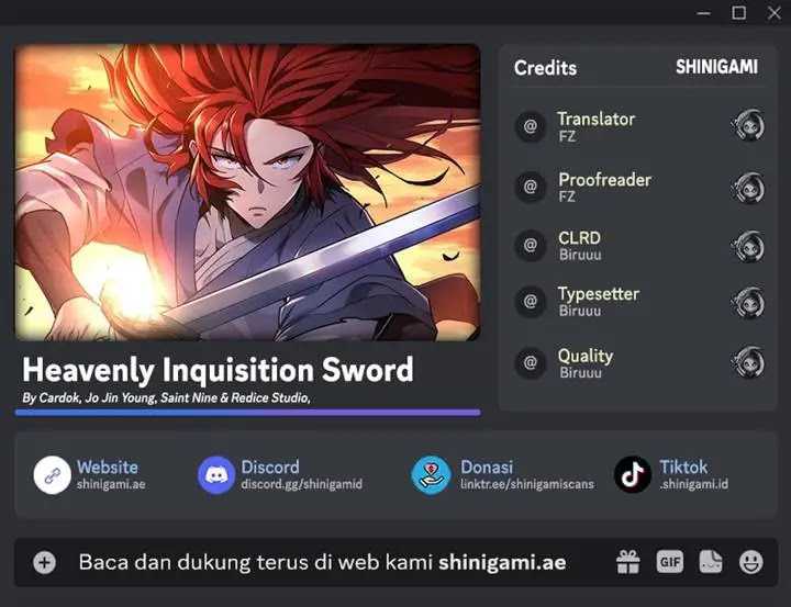 Heavenly Inquisition Sword Chapter 122 Gambar 1