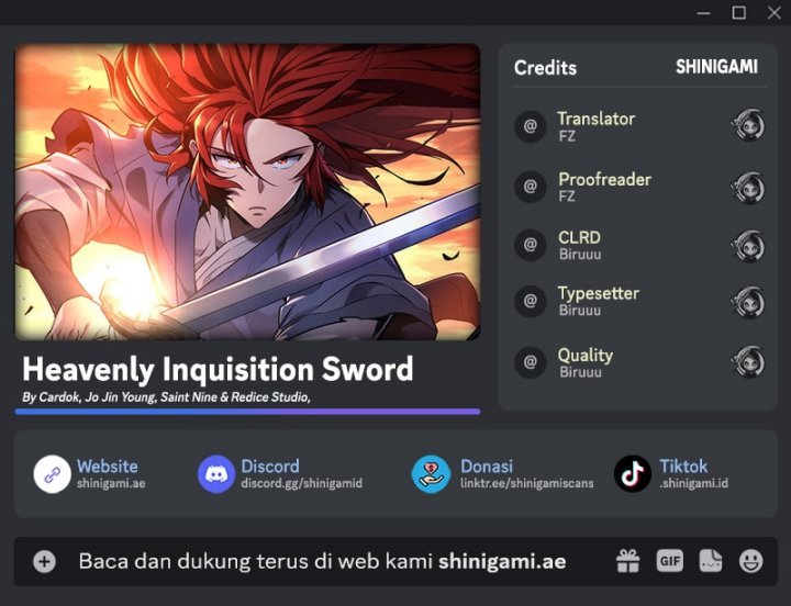 Heavenly Inquisition Sword Chapter 124 Gambar 1