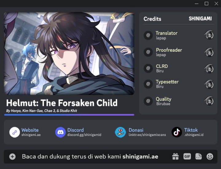 Helmut: The Forsaken Child Chapter 66 Gambar 1