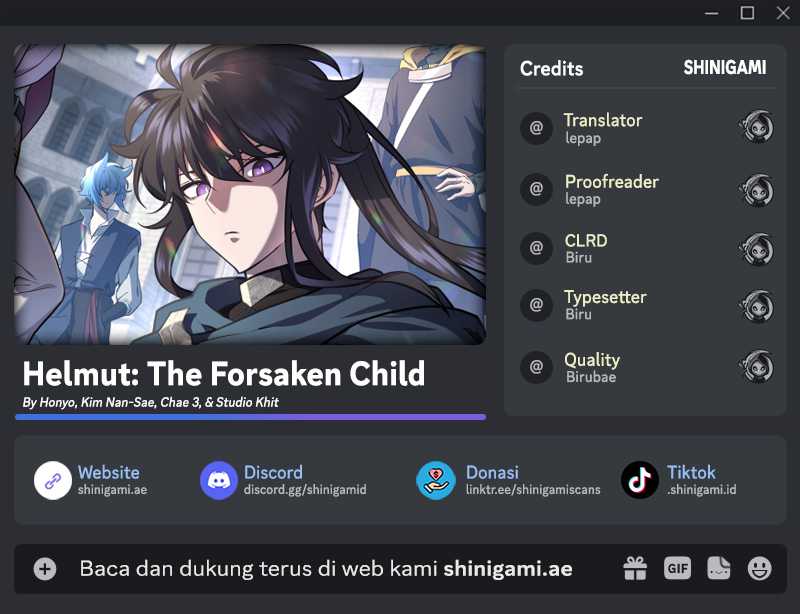 Helmut: The Forsaken Child Chapter 68 Gambar 1