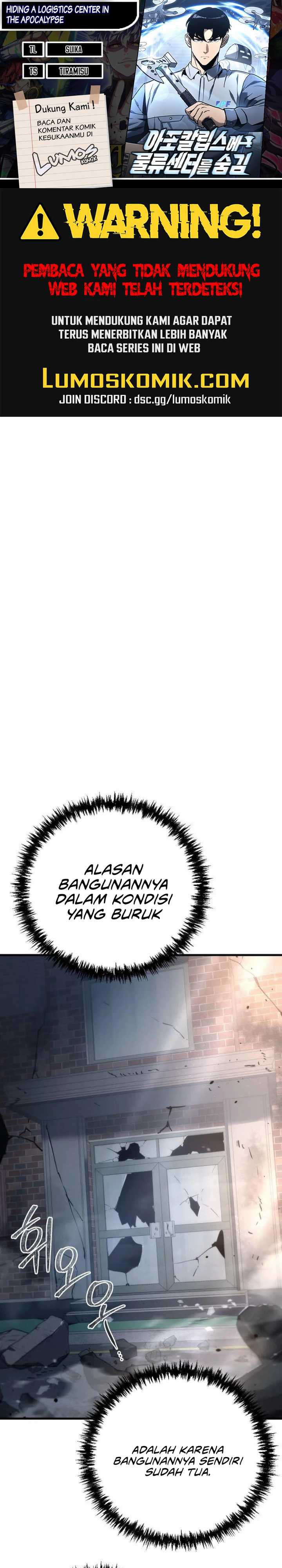 Hiding a Logistics Center in the Apocalypse Chapter 08 Gambar 1