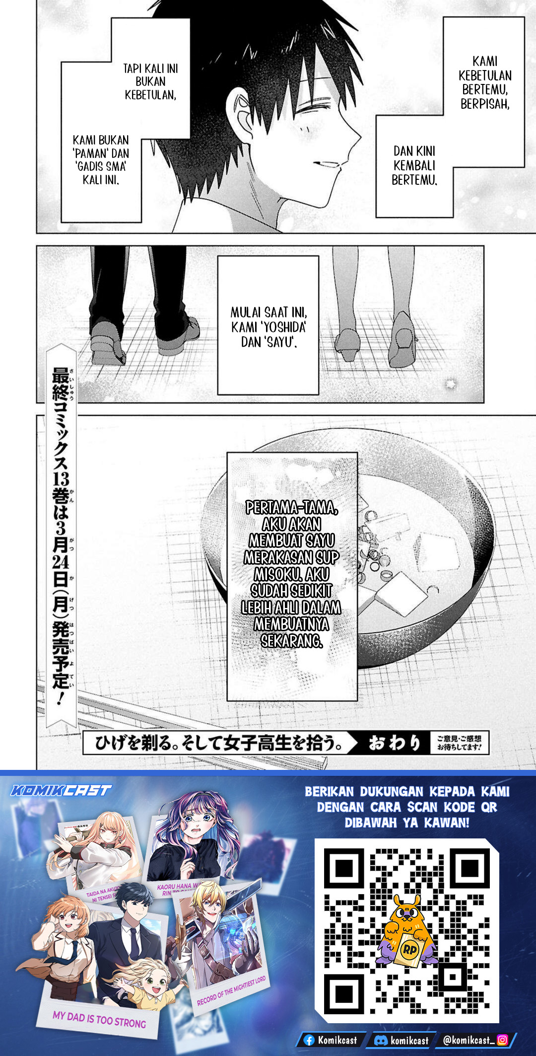 Hige Wo Soru. Soshite Joshikosei Wo Hirou. Chapter 67 END Gambar 42