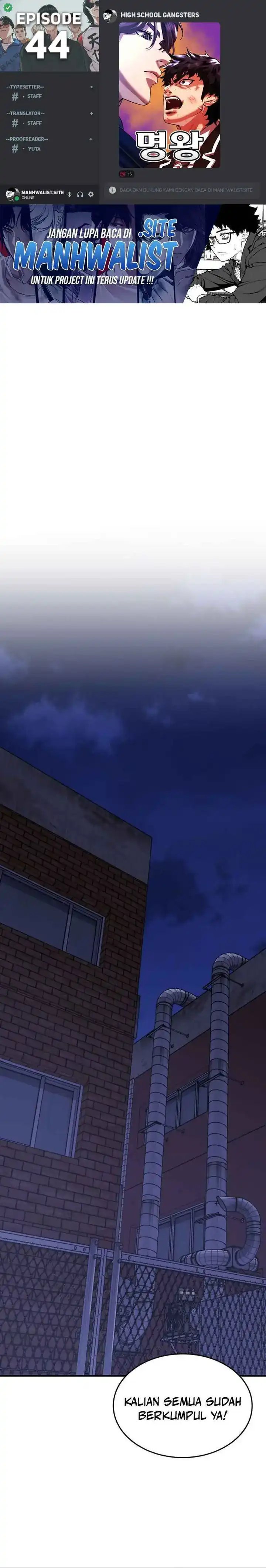 High School Gangsters Chapter 44 Gambar 1