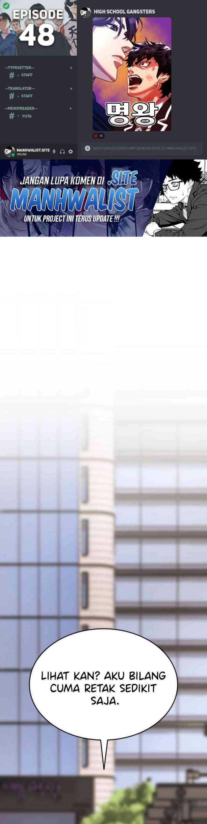 High School Gangsters Chapter 48 Gambar 1