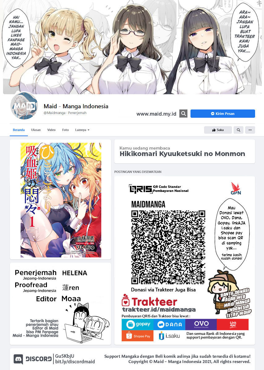 Hikikomari Kyuuketsuki no Monmon Chapter 11 Gambar 2