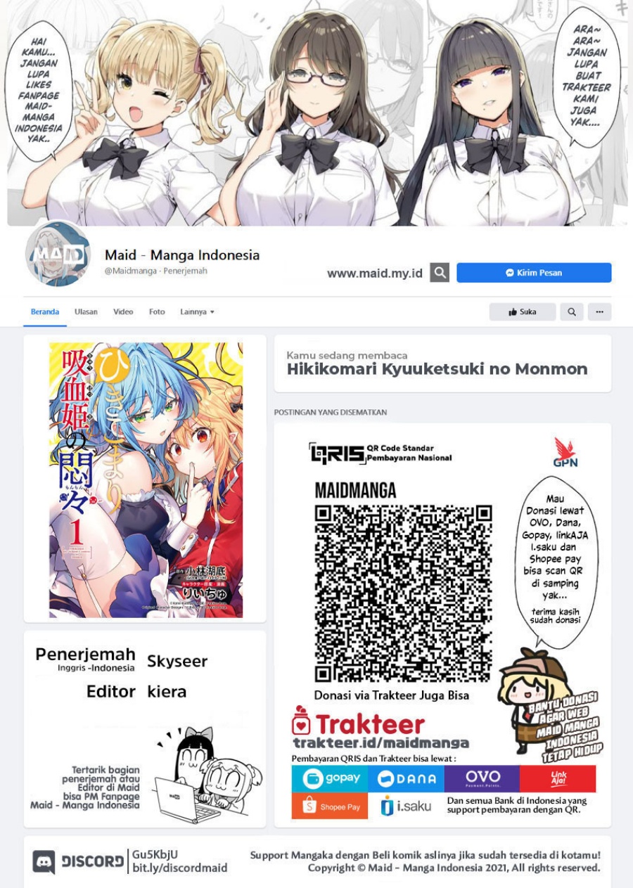 Hikikomari Kyuuketsuki no Monmon Chapter 17 Gambar 2
