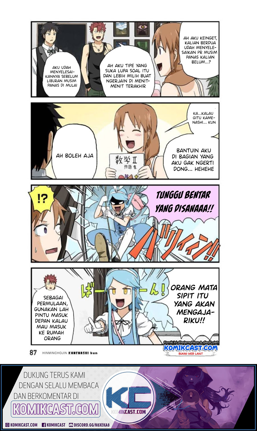 Hinmin Choujin Kanenashi-kun Chapter 20 Gambar 8