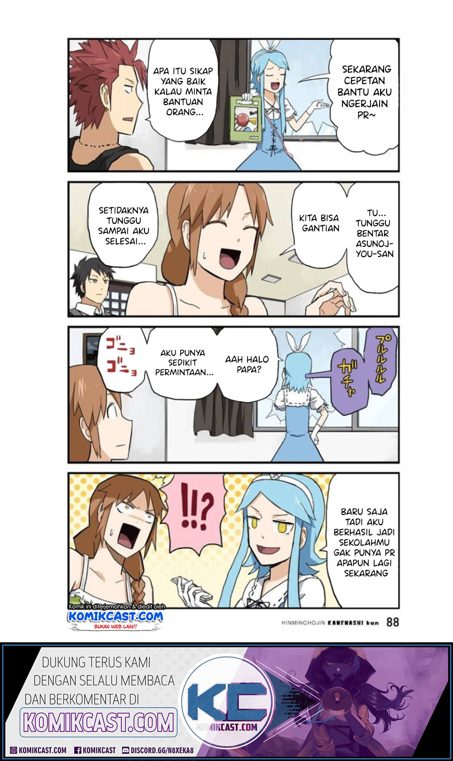Hinmin Choujin Kanenashi-kun Chapter 20 Gambar 9