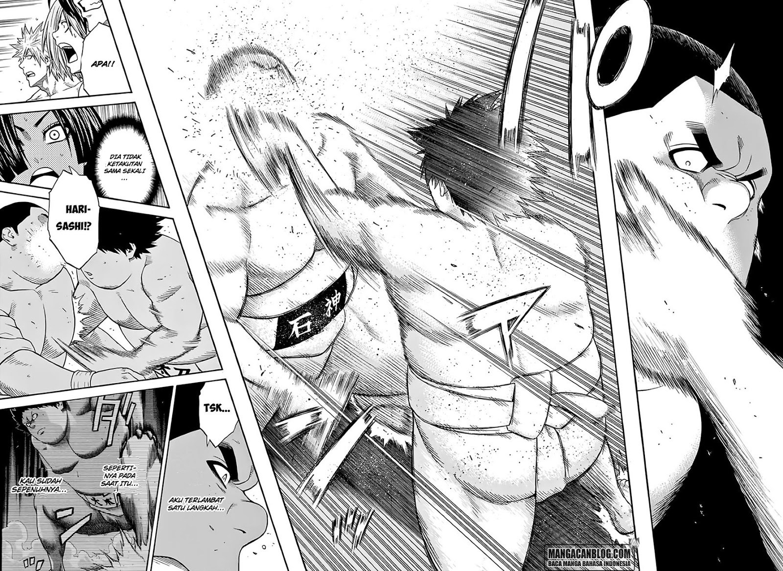 Hinomaru Zumou Chapter 60 Gambar 16