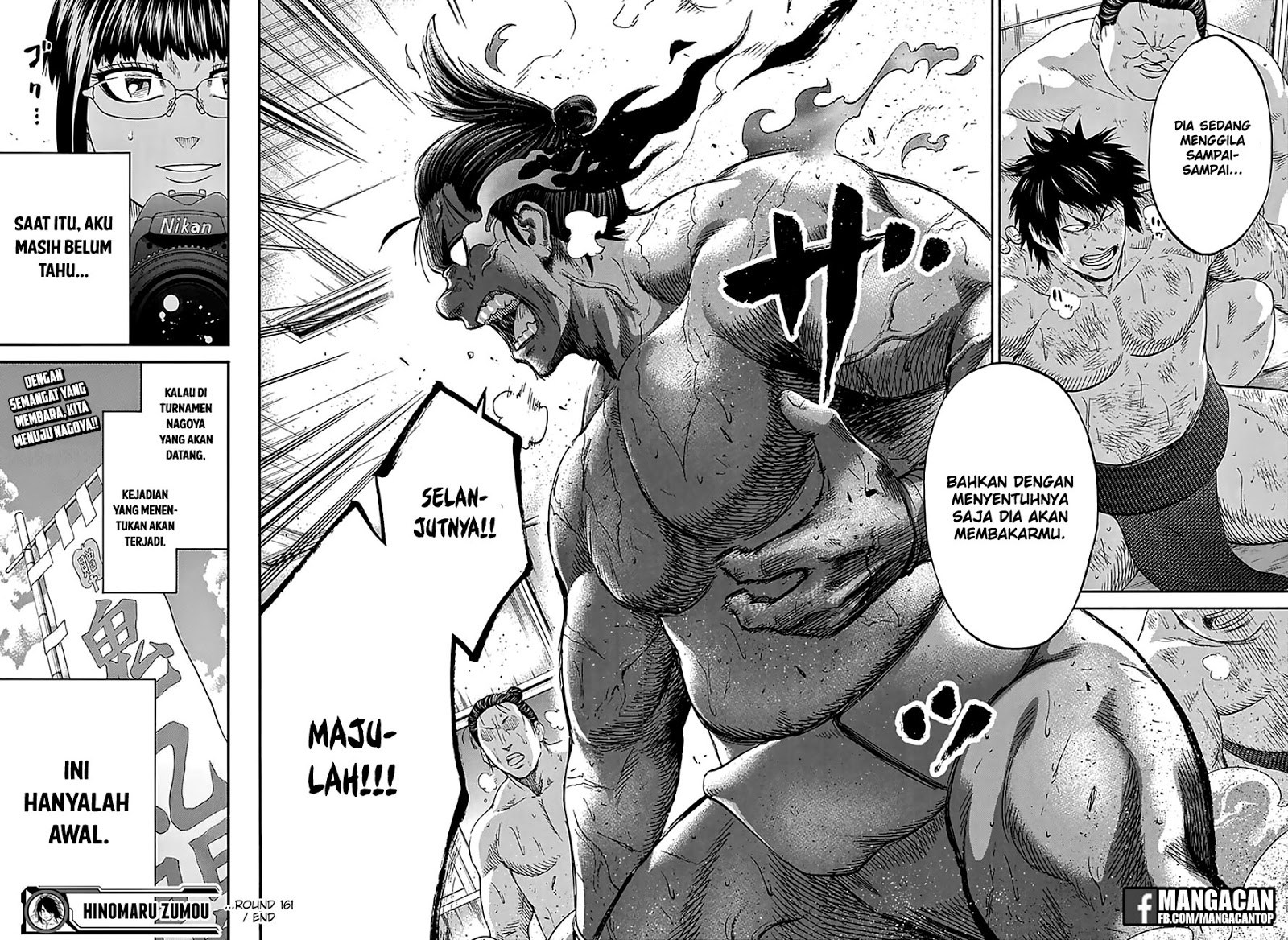 Hinomaru Zumou Chapter 161 Gambar 18