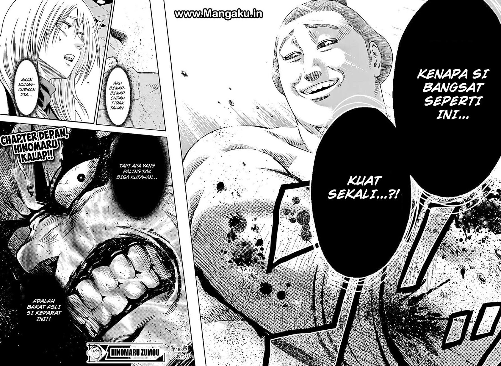 Hinomaru Zumou Chapter 183 Gambar 18