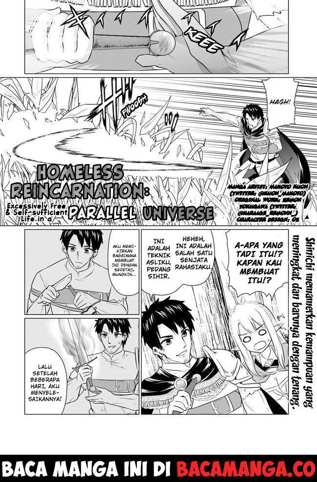 Homeless Tensei: Isekai De Jiyuu Sugiru Majutsu Jisoku Chapter 04.2 Gambar 1