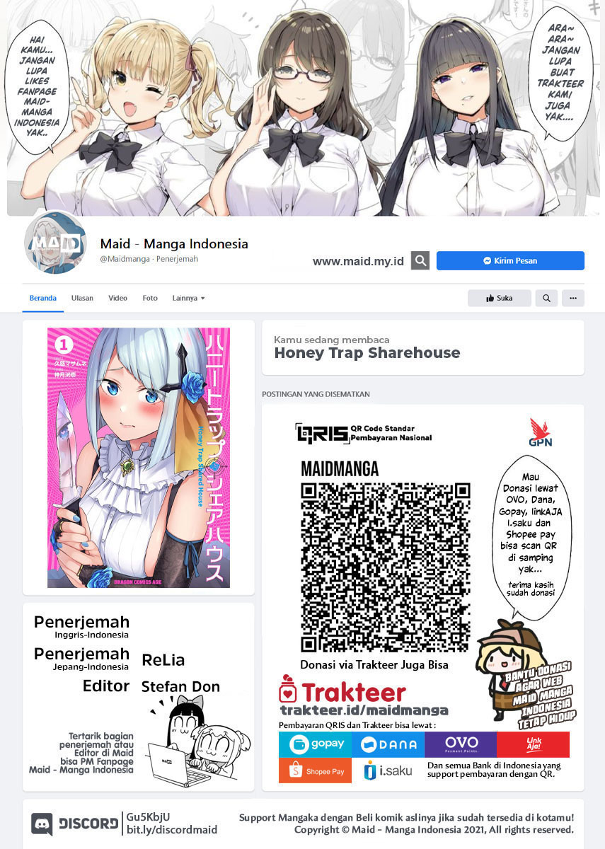 Honey Trap Sharehouse Chapter 09.5 Gambar 2