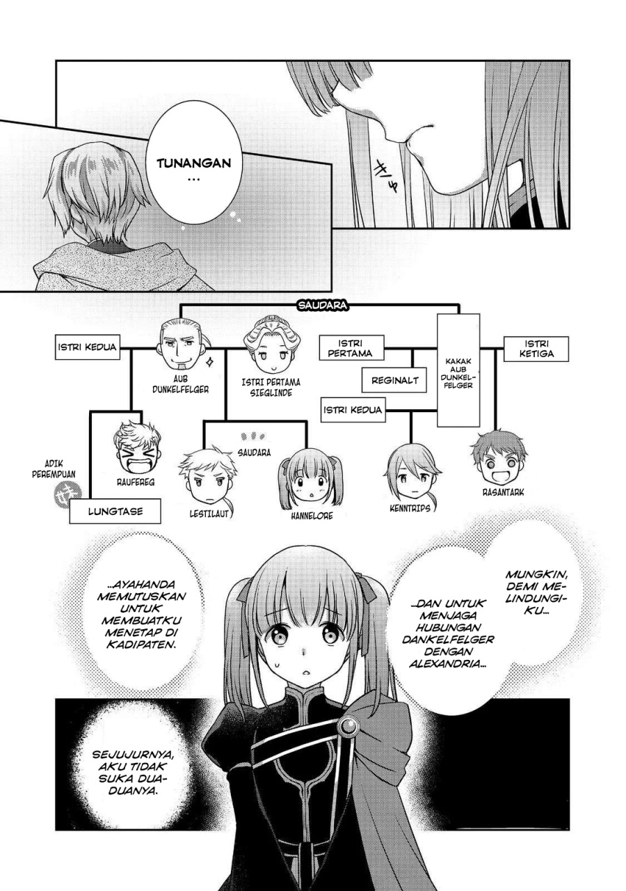 Honzuki no Gekokujou: Hannerōre no Kizoku-in Gonensei Ichi – Koishite Mitai O’hime-sama Chapter 01 Gambar 20