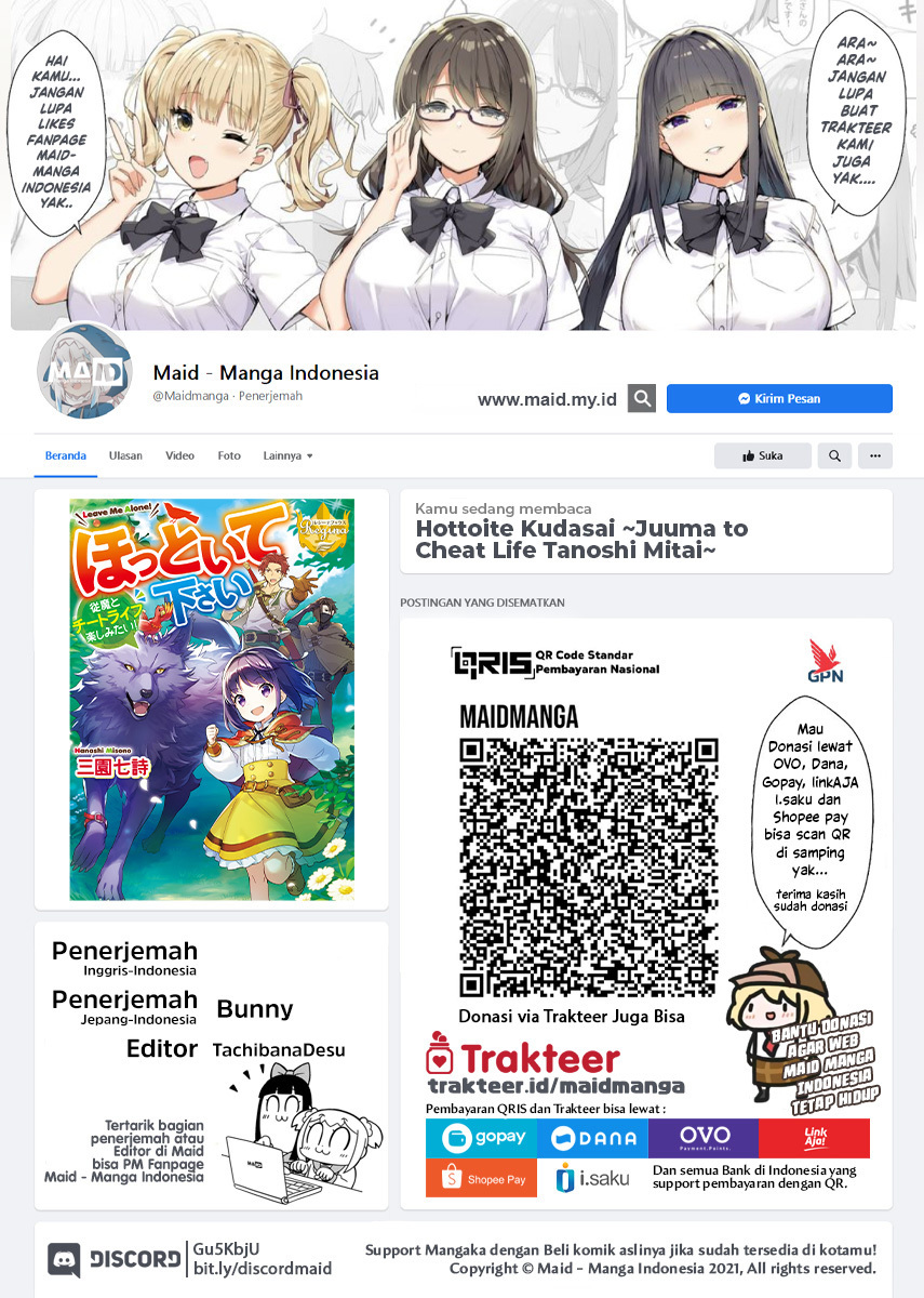 Hottoite Kudasai ~Juuma to Cheat Life Tanoshi Mitai~ Chapter 09 Gambar 2