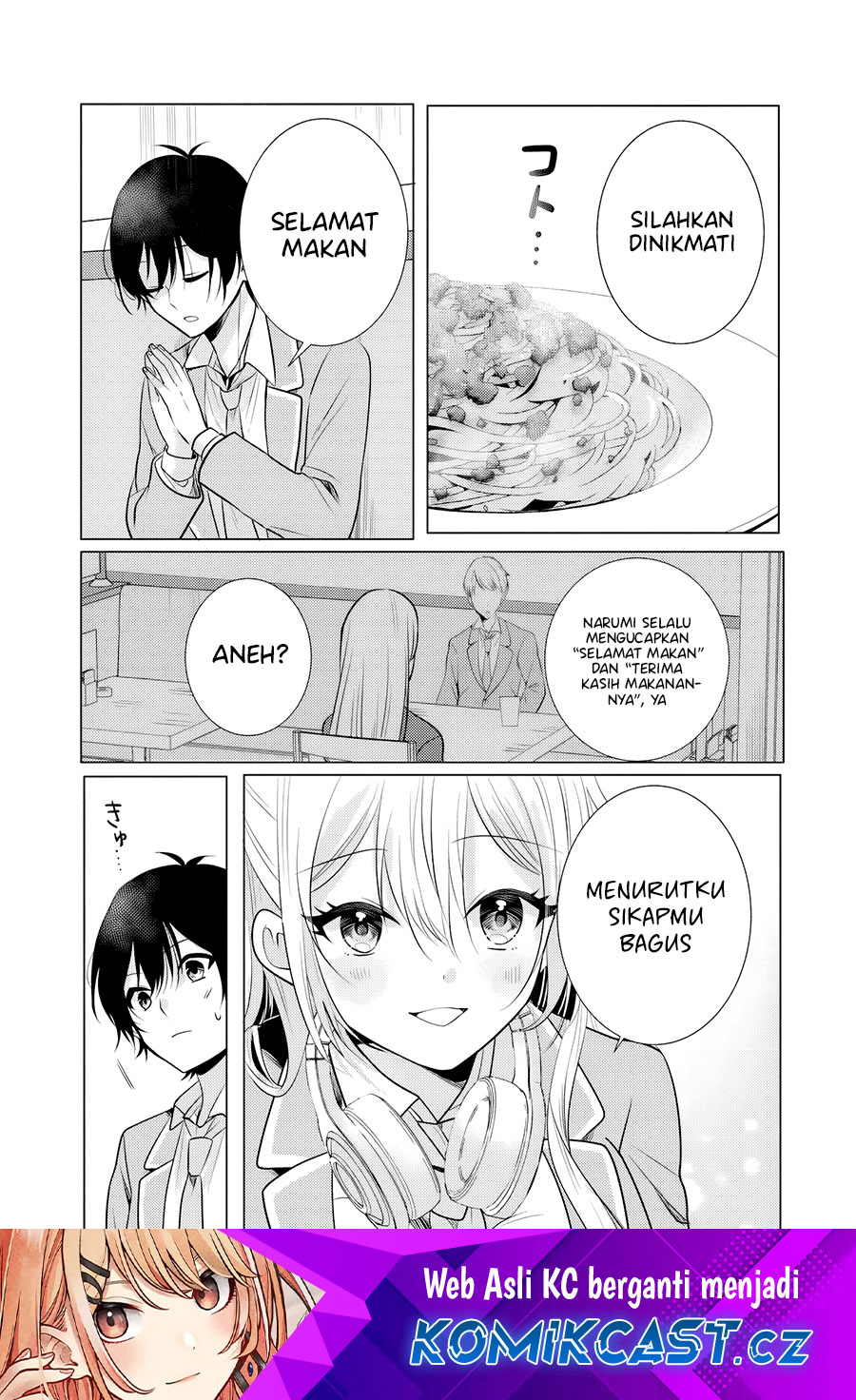 Houkago, Famiresu de, Kurasu no Ano Ko to Chapter 02.2 Gambar 2