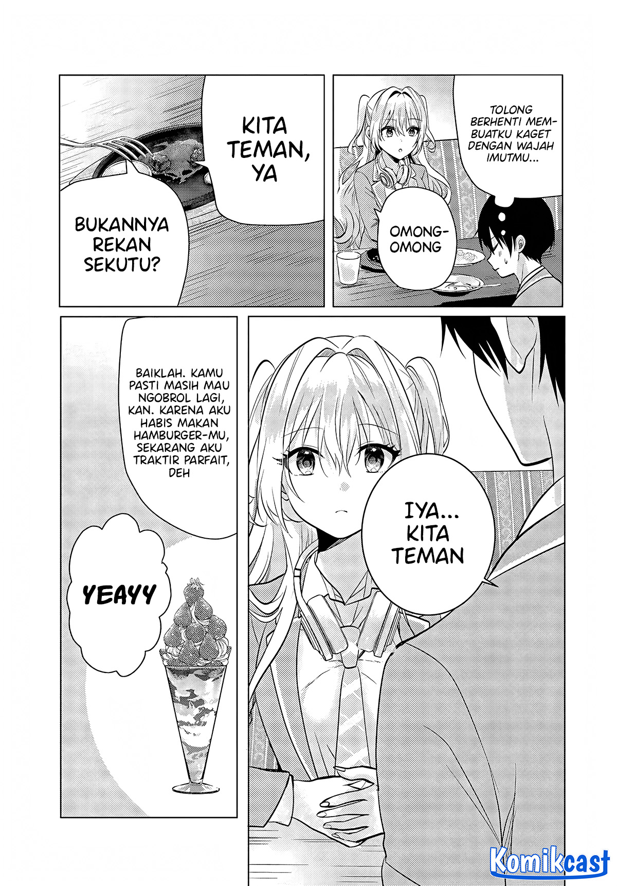 Houkago, Famiresu de, Kurasu no Ano Ko to Chapter 04 Gambar 14