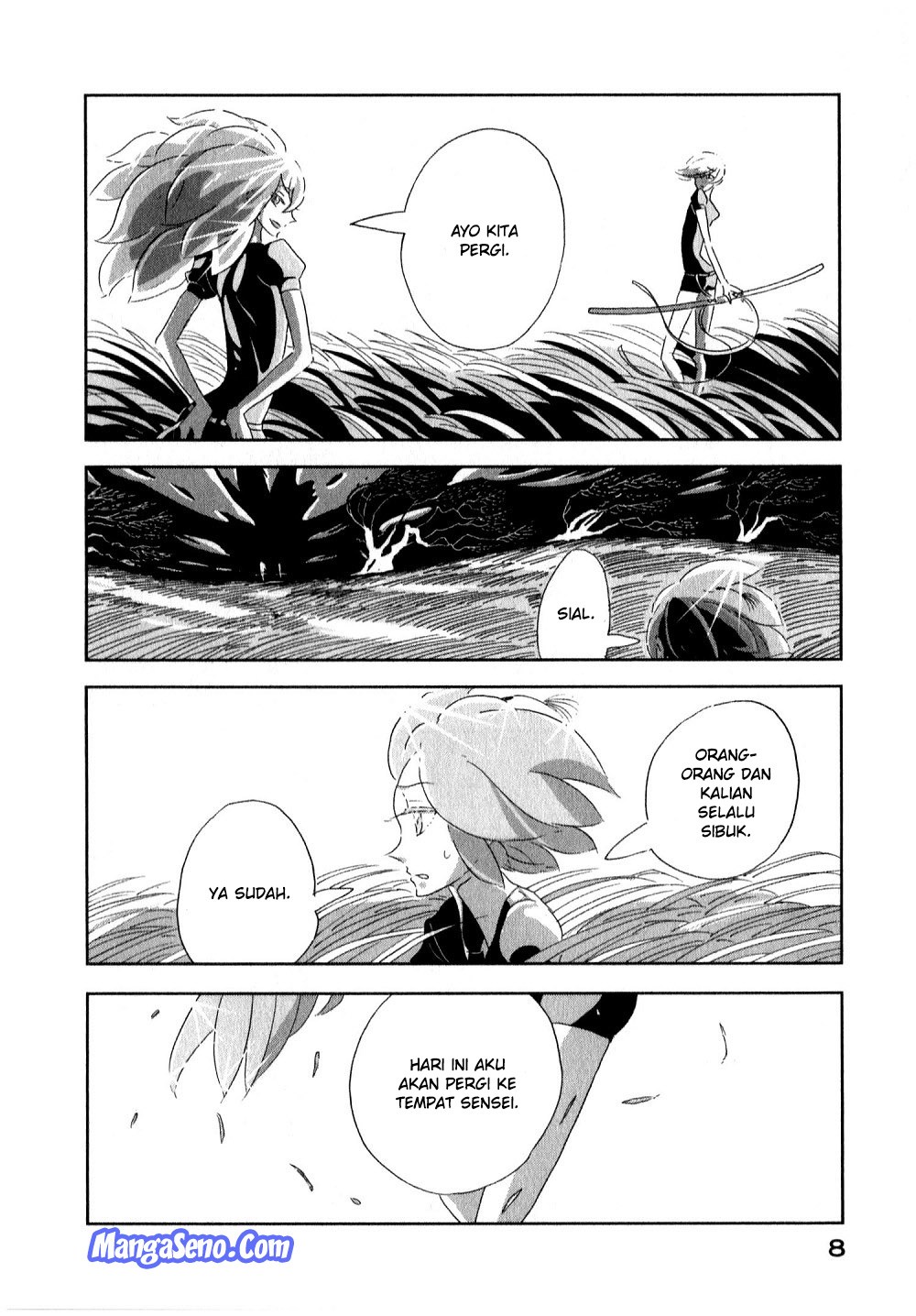 Houseki no Kuni Chapter 01 Gambar 12