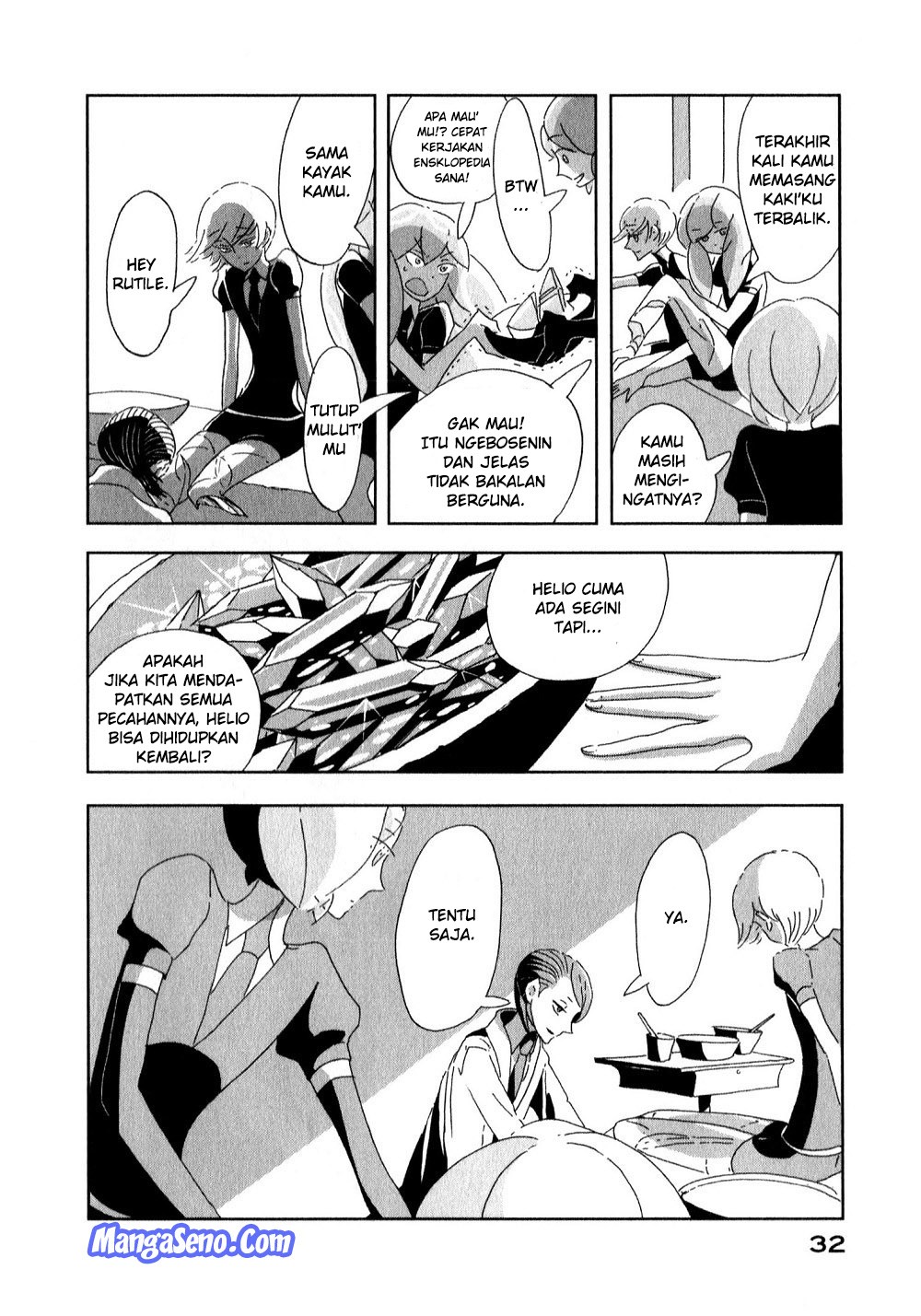 Houseki no Kuni Chapter 01 Gambar 36