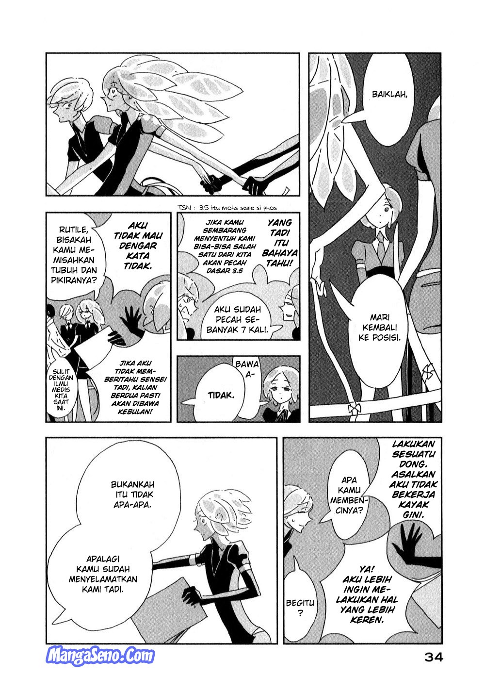 Houseki no Kuni Chapter 01 Gambar 38