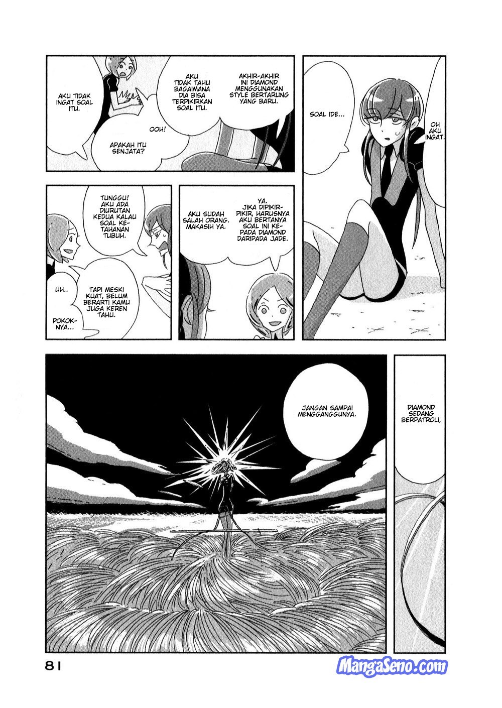 Houseki no Kuni Chapter 03 Gambar 10