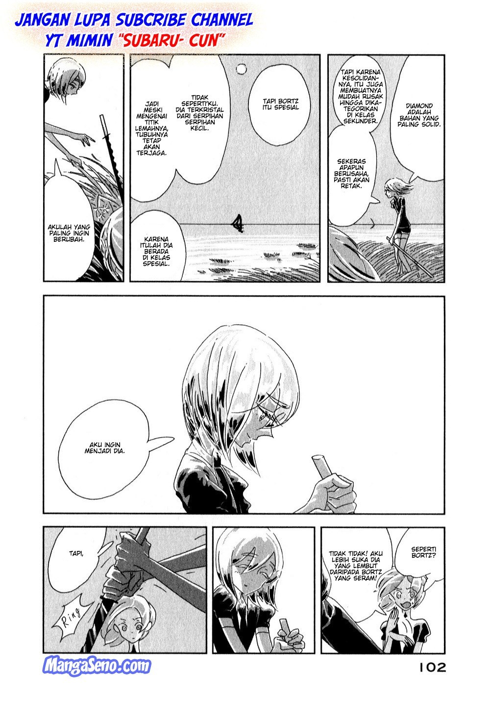 Houseki no Kuni Chapter 03 Gambar 31