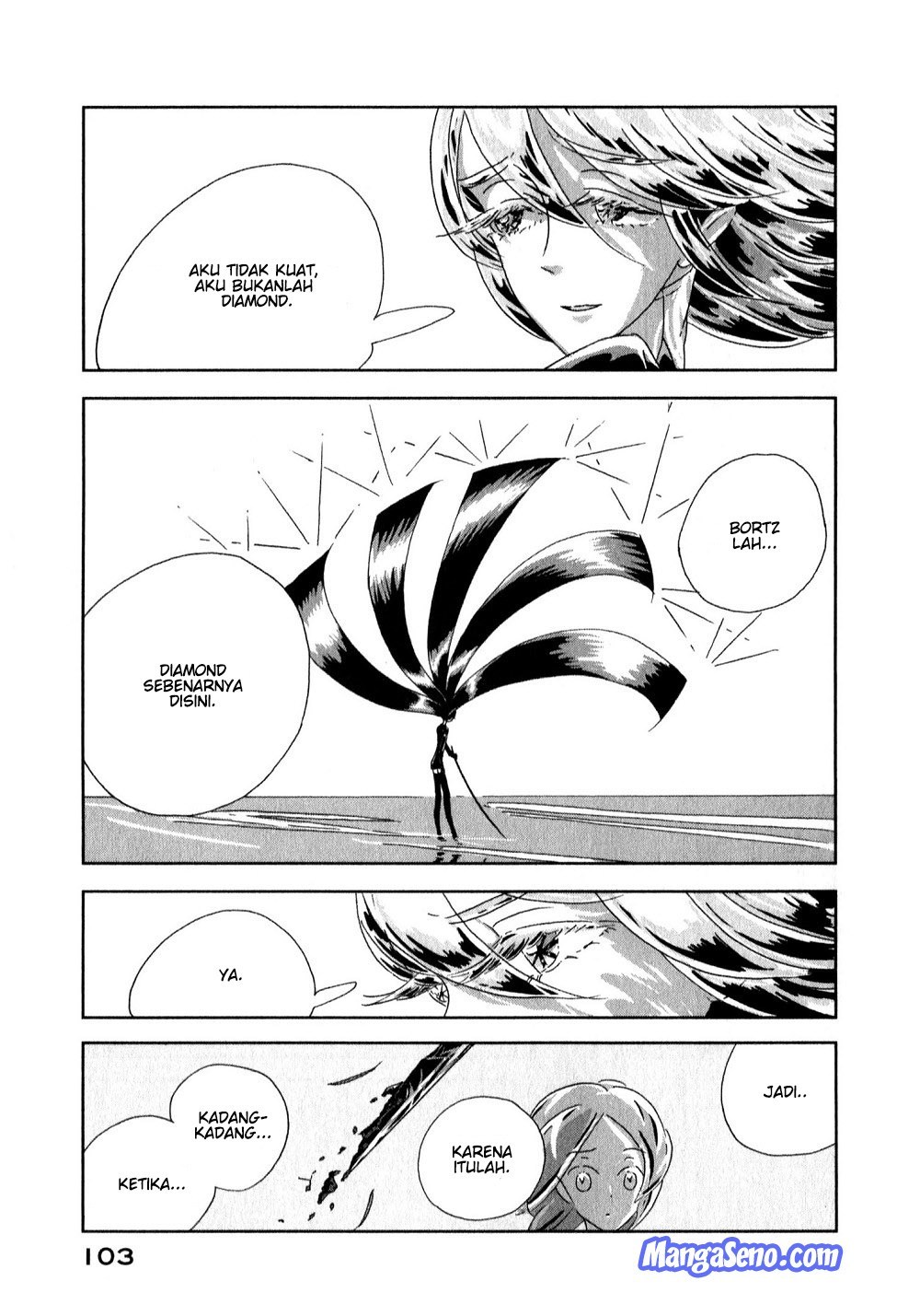 Houseki no Kuni Chapter 03 Gambar 32