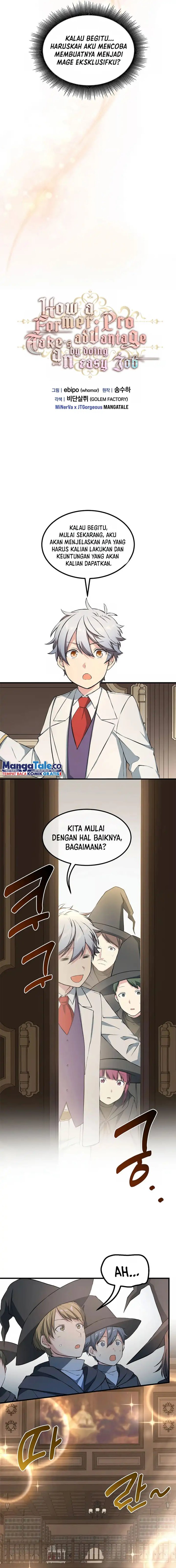 How a Former Pro Takes Advantage by Doing an Easy Job (How the Pro in His Past Life Sucks the Sweet) Chapter 38 Gambar 4