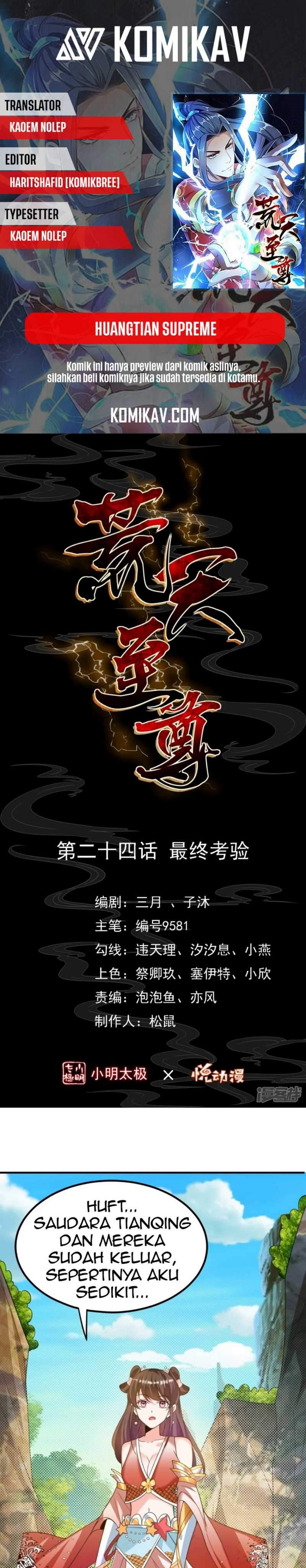 Huangtian Supreme Chapter 24 Gambar 1