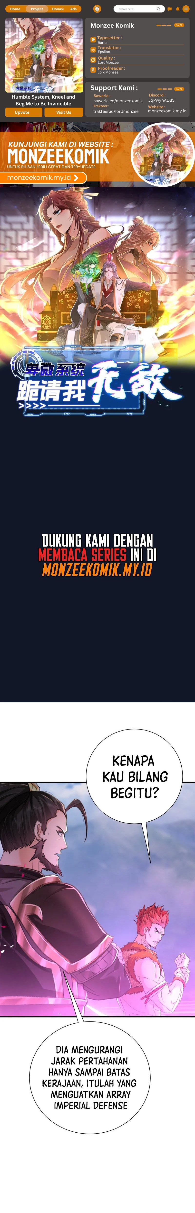 Humble System, Kneel and Beg Me to Be Invincible Chapter 05 Gambar 1