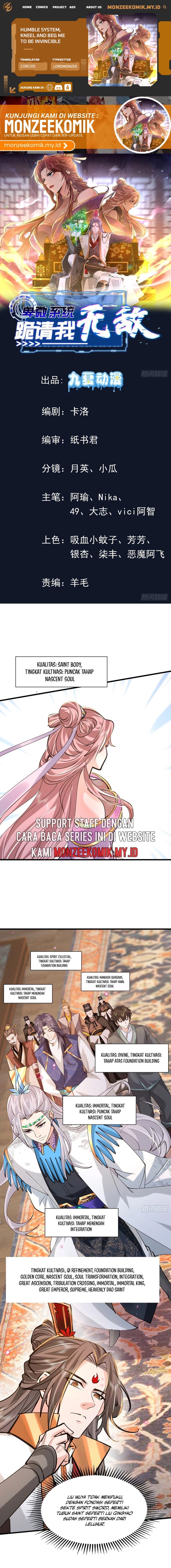 Humble System, Kneel and Beg Me to Be Invincible Chapter 21 Gambar 1