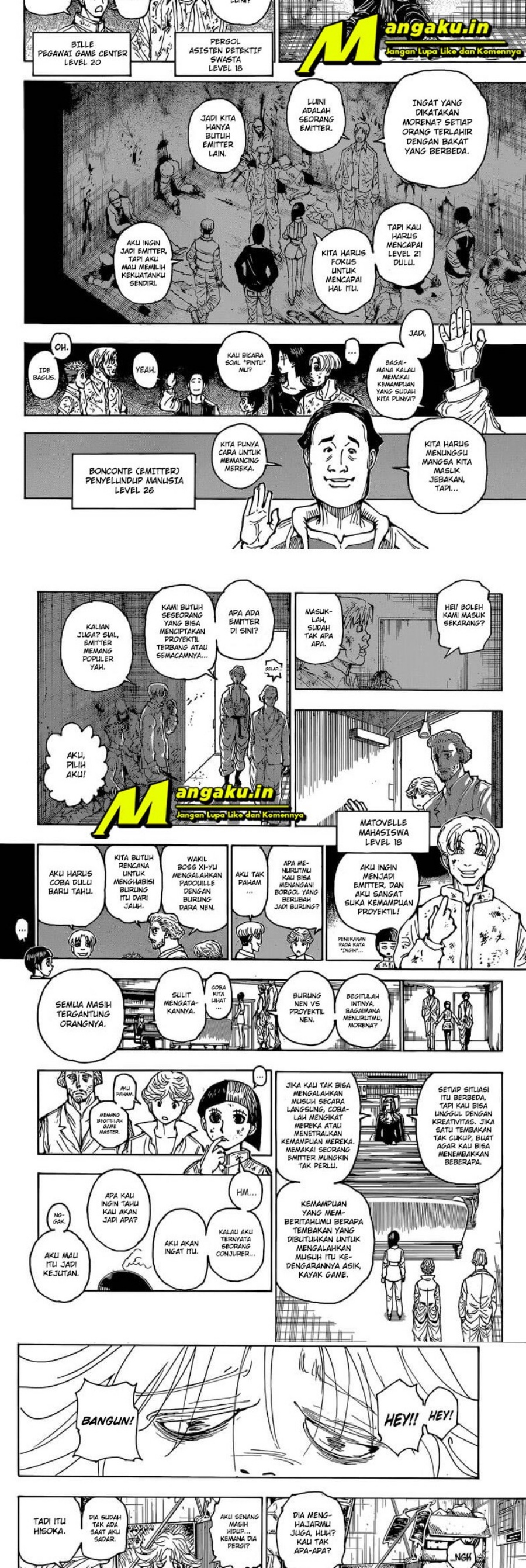 Hunter x Hunter Chapter 393 Gambar 4
