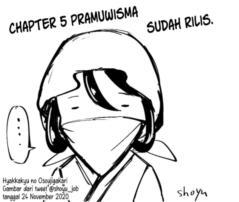 Hyakkakyu no Osoujigakari Chapter 05 Gambar 1