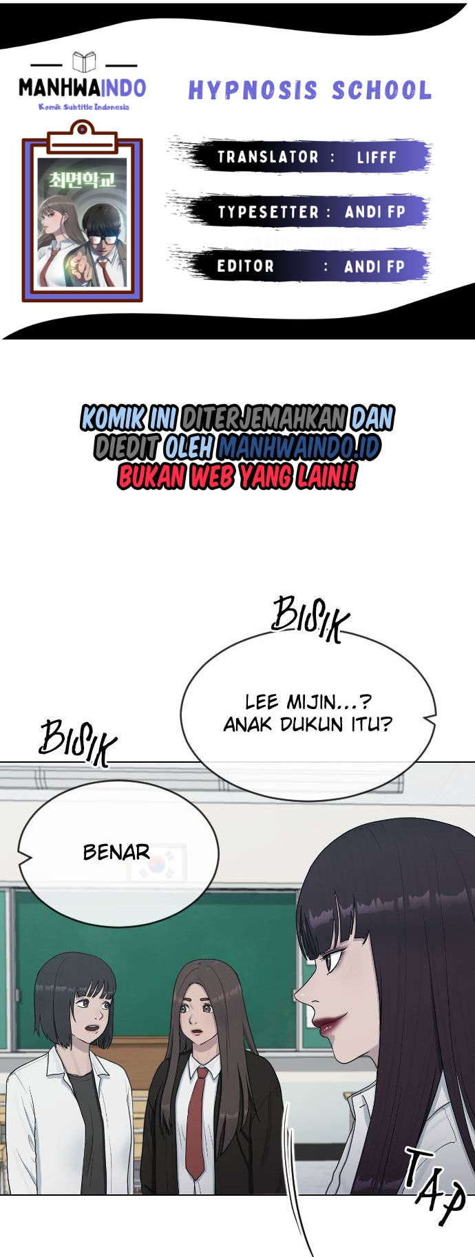 Hypnosis School Chapter 28 Gambar 1