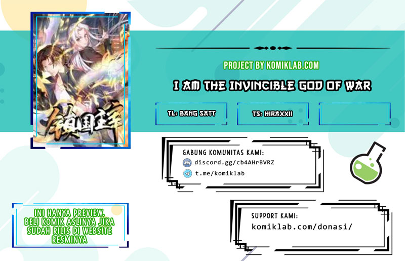 I Am the Invincible God of War (I Am The Warriors God Of War) Chapter 37 Gambar 1